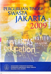 Image of Perguruan Tinggi Swasta Jakarta 2009