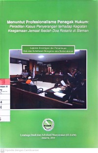 Image of Menuntut Profesionalisme Penegak Hukum