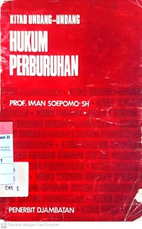 Image of Kitab Undang-undang Hukum Perburuan