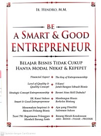 Image of Be A Smart & Good Entrepreneur